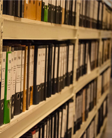 stockage d'archives physique type classeur - Evras Déménagements